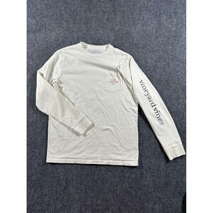 Vineyard Vines Kids Long Sleeve T Shirt Pizza French Fry Ski Club Graphic L